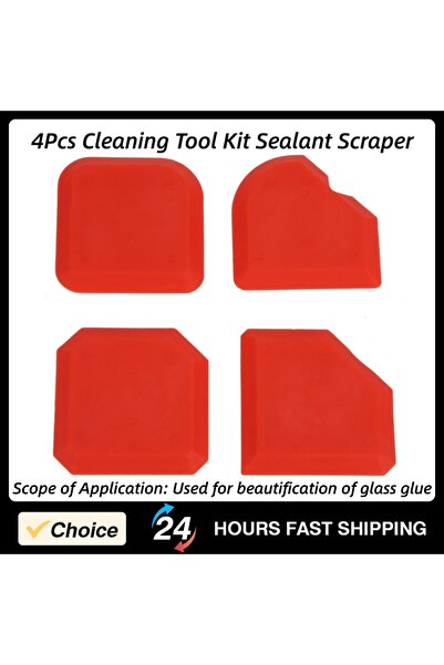 Choice 4Pcs/set Silicone Sealant Remover Smoother Finisher Scraper Cleaner Ca...
