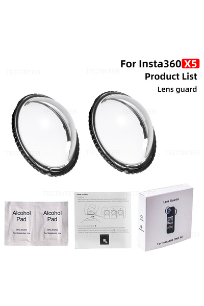 Choice X5lens guard فيلم زجاجي مقوى لواقي الشاشة Insta360 X4 X5 واقي عدسة مضا...