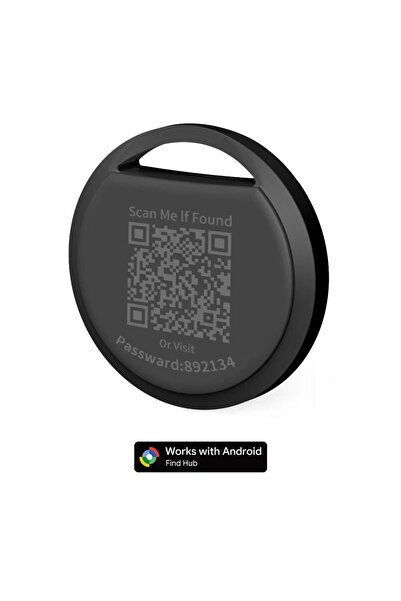 Choice جهاز تتبع أندرويد أسود بتقنية QR Code لتحديد موقع الحقيبة ومنع الضياع،...