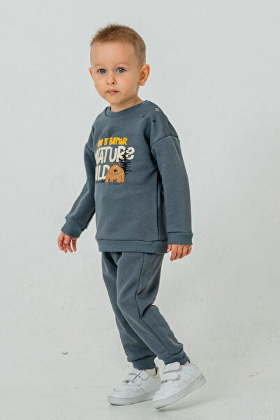 HAUSEkids 9-24 Months Nature Wild Baby Boy Set - Indigo