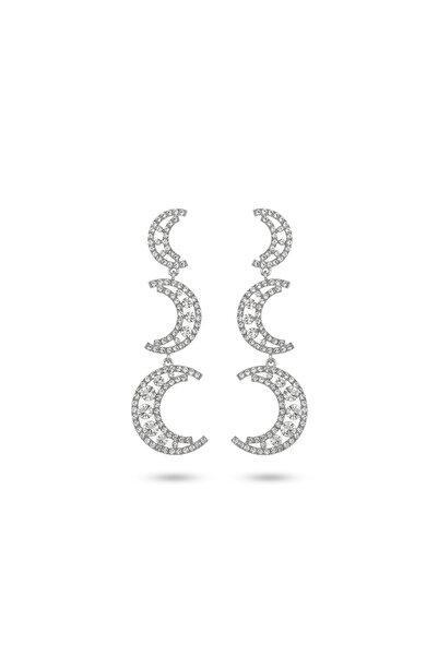 Charmist Steel Design Zircon Zr Earrings