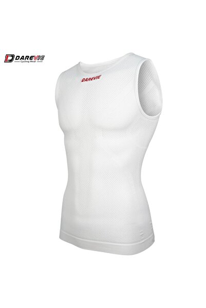 Choice S-M White DAREVIE Cycling First Layer Man Compression Seamless Women B...