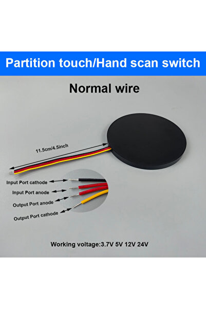 Choice1 Normal Wire Black Dc3.7V 5V 12V 24V Wood Panel Led Touch Sensor Dimme...