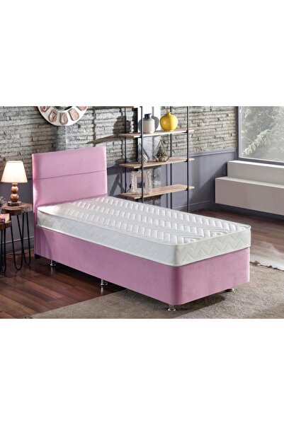 Niron Yatak Niron Pinky Tek Kişilik Yatak Seti - Ortopedik Sert Yatak, Pembe ...