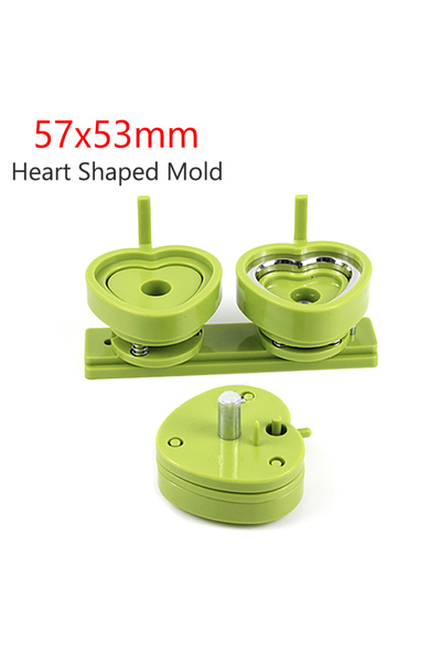 Choice Heart Mold 57x53mm 25/32/37/44/58/75mm DIY Combination Badge Button Ma...