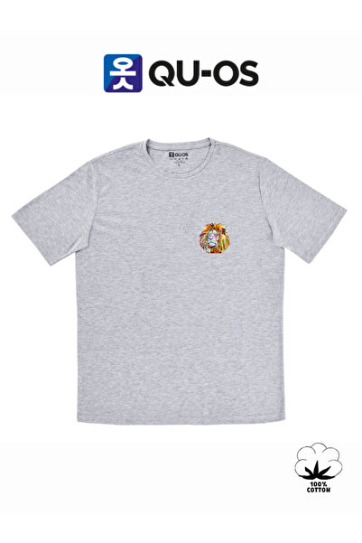 QUOS Crew Neck Printed Tshirt