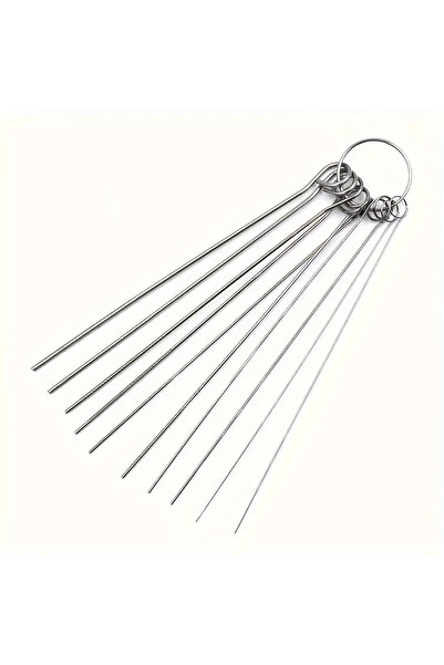 Choice lyqlz-1set 10 Stainless Steel Needle Shower Head Cleaning Brush Set, S...
