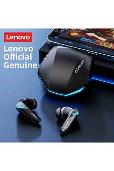 Choice1 سماعات ألعاب لينوفو GM2 Pro سوداء اللون، سماعات بلوتوث 5.4 رياضية، وض...
