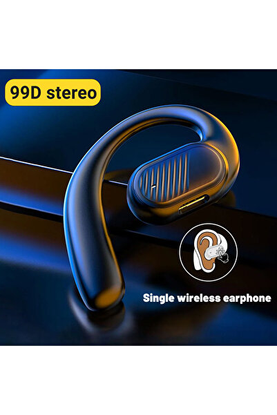 Choice Black Bluetooth 5.4 Open Wireless Earphone Left Right Ear Universal He...