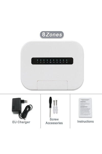 Choice 8 Zone Controller 6 /8 Station WiFi Indoor Smart Sprinkler Controller ...