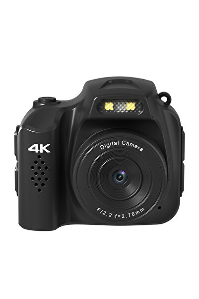 Choice4 64GB TF CARD HJD-2 Black Mini Keychain Camera 4K HD Retro Digital Cam...