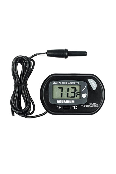 Choice Black Digital Aquarium Thermometer with Probe Suction Cup Fish Tank Wa...