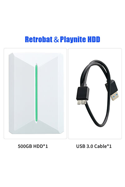Choice PR500G HDD Retrobat＆Playnite System HDD Retro Game Console for PS3/PS2...