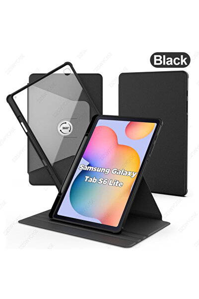 Choice جراب أسود لجهاز Tab S6 Lite مقاس 10.4 بوصة (موديلات 2024/2022/2020) مع...