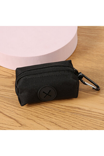Choice black Canvas Dog Poop Bag Holder, Outdoor Pet Waste Bag Dispenser with...