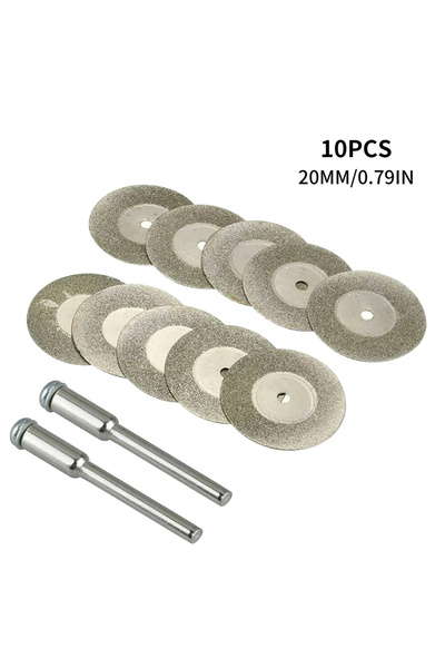 Choice 12PC 10pcs Diamond Cutting Wheel Sawing Bladings with 2 Connection 20m...