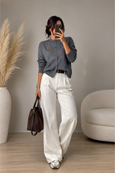 Vizon Collection Gri Hırka
