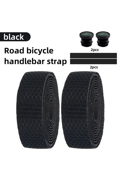 Choice Black MOTSUV Road Bicycle Handlebar Bar Tape Anti-Slip Bike PU Shock W...