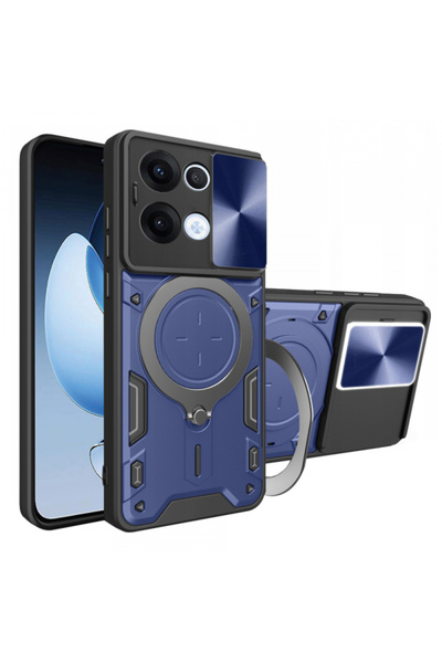 OPPO Husa pentru Reno13, Techsuit, CamGuard Pro, Albastra