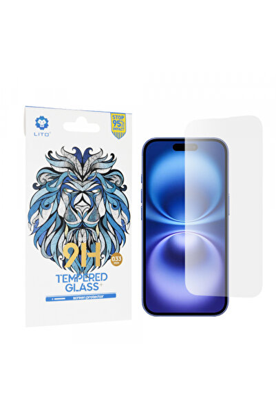 Apple Folie de protectie Ecran Lito Classic pentru iPhone 16, Sticla Securiza...