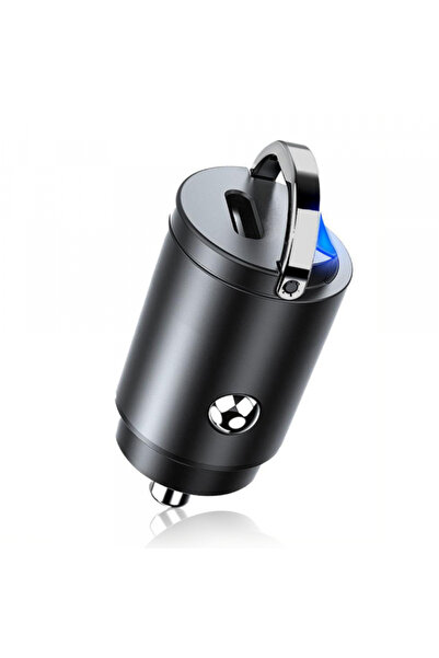 Techsuit Incarcator Auto C5 NanoVolt, 30W, 3A, 1 x USB-C, Negru
