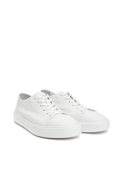 Network Beyaz Erkek Deri Sneaker