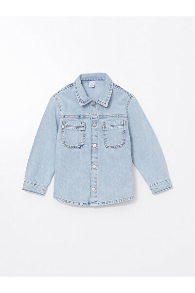 LC Waikiki Two Mt Shop Quality Basic Boy's Jean Shirt