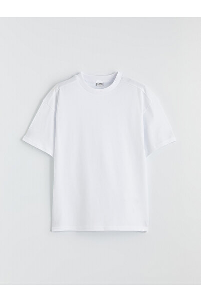 LC Waikiki Vizyon New Season Crew Neck Basic Boys' T-Shirt