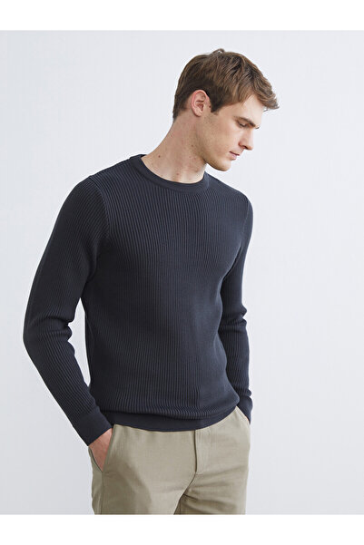 LC Waikiki Southblue Crew Neck Men's Knitwear Sweater