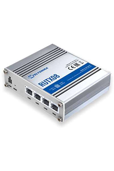 Teltonika Router cu fir RUTX08 Gigabit Ethernet din oțel inoxidabil