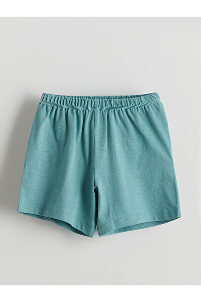 LC Waikiki Two Mt Shop Quality Lcw Baby Blue Elastic Waist Basic Baby Boy Shorts