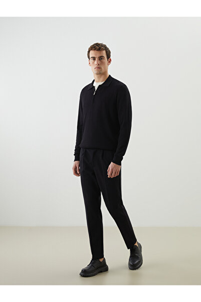 LC Waikiki Southblue Men's Black Standard Fit Trousers