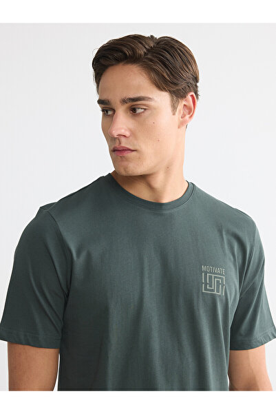 LC Waikiki Vizyon New Season Crew Neck Printed Men's T-Shirt