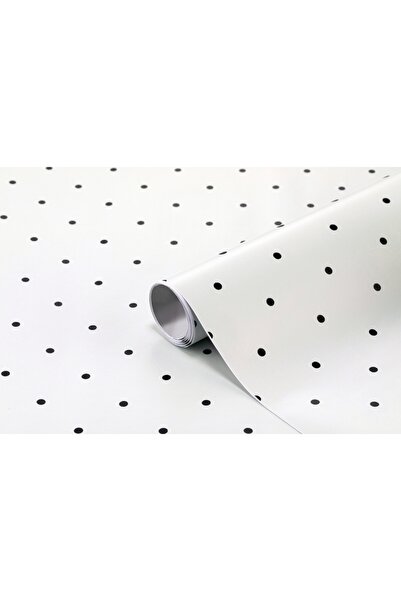 Bigpoint Yapışkanlı Folyo 2m Puantiye Desen No:50A x 12 Rulo