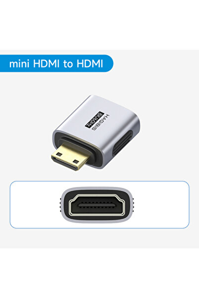 Choice6 محول HDMI صغير إلى HDMI من Hagibis، محول HDMI صغير بزاوية قائمة 90 در...