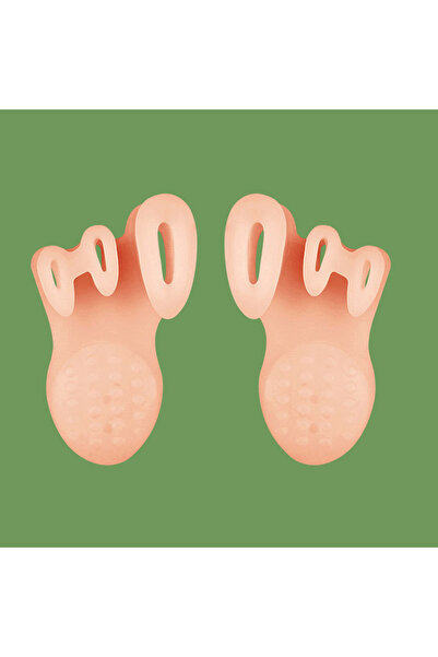 Choice Yellow 1pair Gel Toe Separators & Ball of Foot Cushions Toe Spacers to...