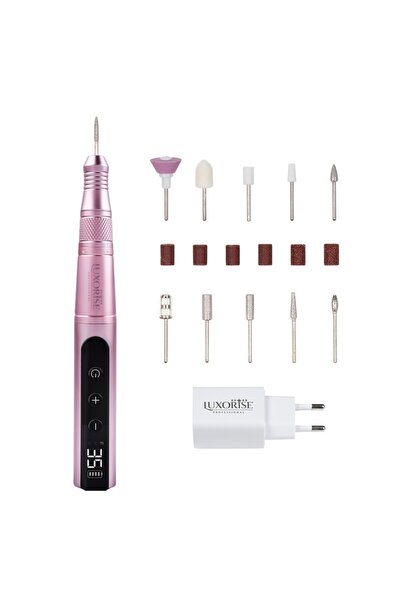 LUXORISE Pilă de unghii portabilă cu afișaj digital Titanium ProMAX - LUXORIS...