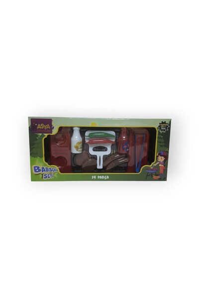 KIZILKAYA Asian Toy Stand-Up Barbecue Set (14 Pieces)