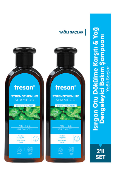Tresan Isırgan Otu Dökülme Karşıtı & Yağ Dengeleyici Bakım Şampuanı – Yağlı S...