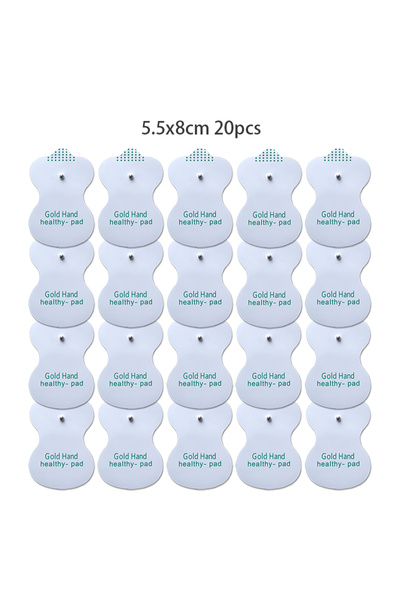 Choice1 20 pcs 5.5x8cm 5.5x8cm Self-Adhesive Button Electrode Pads for EMS TE...
