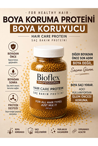 Bioflex 200 gr Saç Bakım Proteini – Dökülme Karşıtı & Onarıcı Profesyonel Bak...