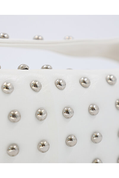lalettobags Women's Elya Model Studded Chain Strap Mini Hand and Shoulder Bag