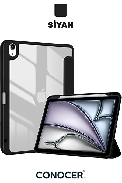 CONOCER iPad 11 A16 2025 10. Nesil 10.9 Tablet Kılıfı Kalem Bölmeli, Uyku Mod...