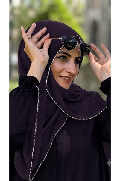 ALDAIYR Chiffon Shawl with Stone Edge 180 Santa with Stones