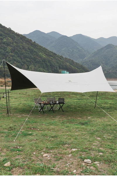 Begin Power Su Geçirmez Direkli Tente 440x440x220cm Oxford Kumaş Tarp Kamp Gö...