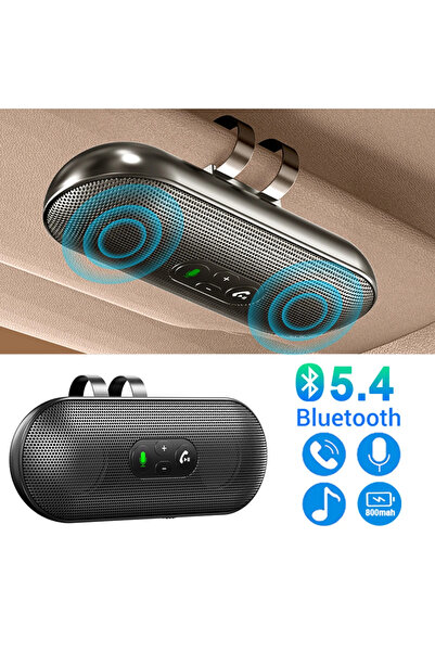 Choice1 kebidumei 6W BT5.4 Bluetooth 5.4 Car Kit Handsfree Dual 3W Speakerpho...