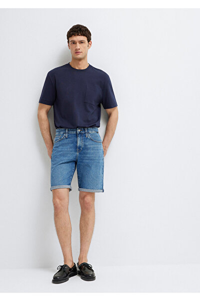 Mavi Brian Street Indigo Blue Jean Shorts 04184A3260