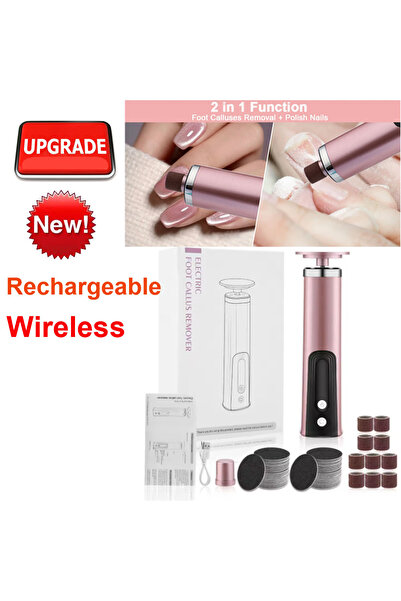 choice2 NEW Wireless Electric Foot Callus Remover Foot Care File Heels Dead S...