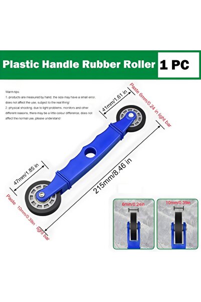 Choice Blue LED Strip Channel Roller Tool - 2 U-groove and Flat Wheels with W...