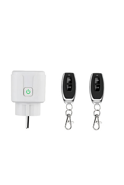 Choice 1P 2ON Wireless Smart Remote Control Socket Switch 220V 4000W 15A EU F...